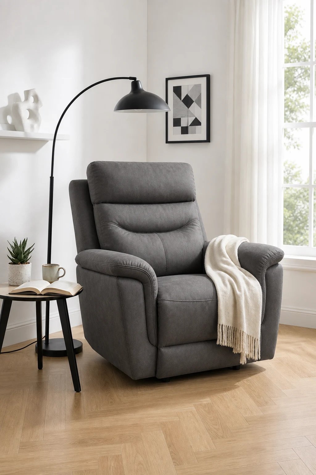 PAROS Fauteuil releveur électrique 2 moteurs en ambiance