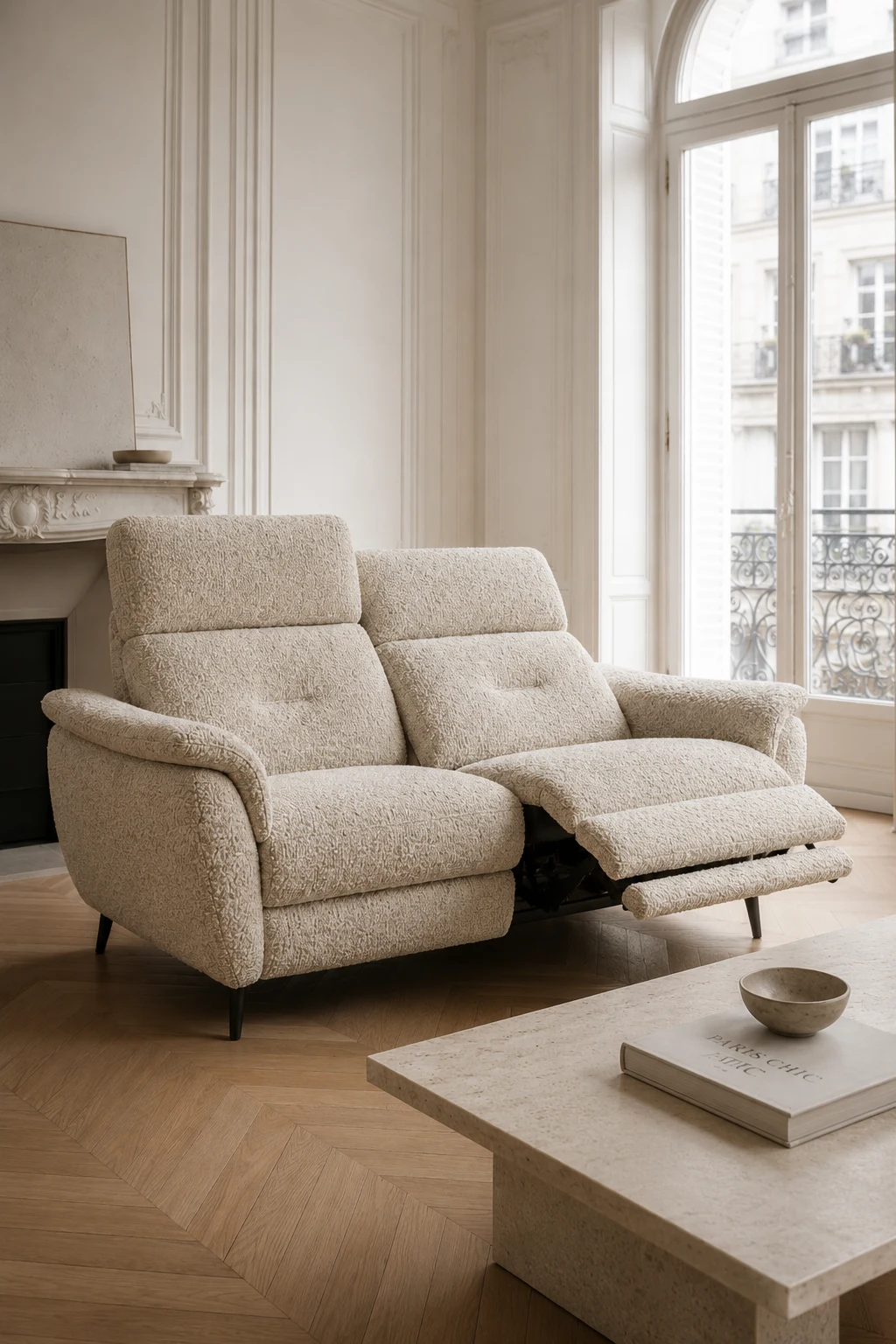 THÉRA 2 places relax Beige en ambiance