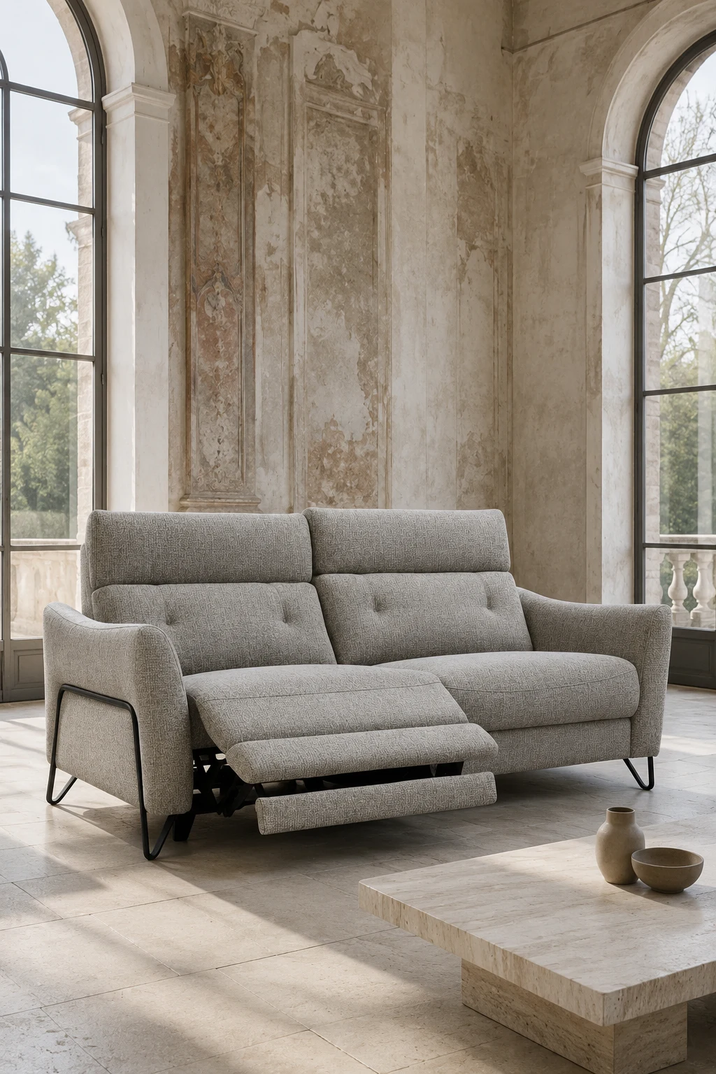 THILIA 3 places Gris clair en ambiance