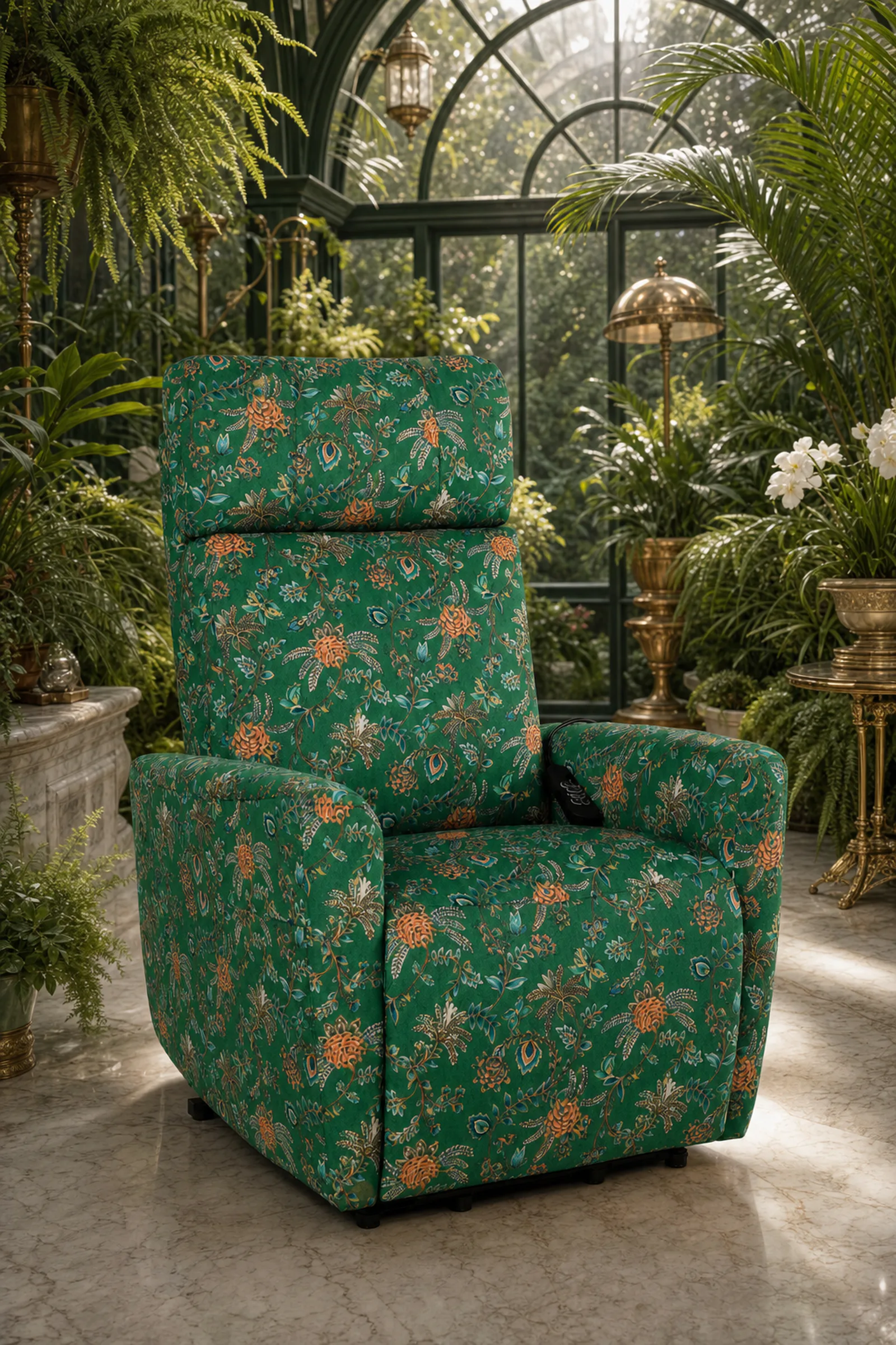 VERONE Héritage — Fauteuil releveur Émeraude en ambiance